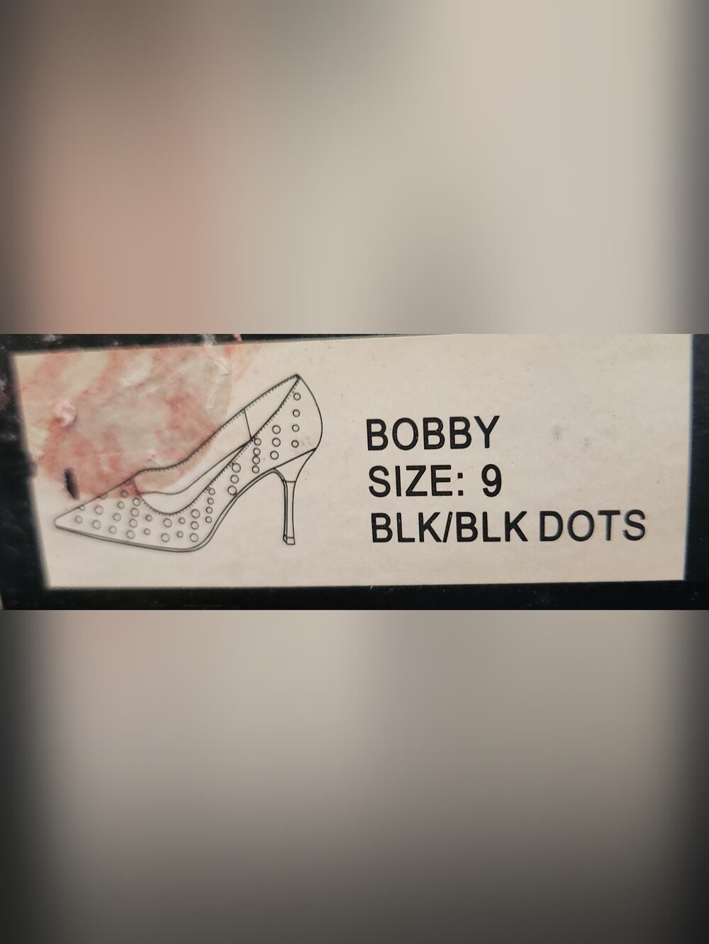 Yellow Cab New York Vintage Black Studded Pointed-Toe Stiletto Pumps Size 9 - Picture 4 of 11
